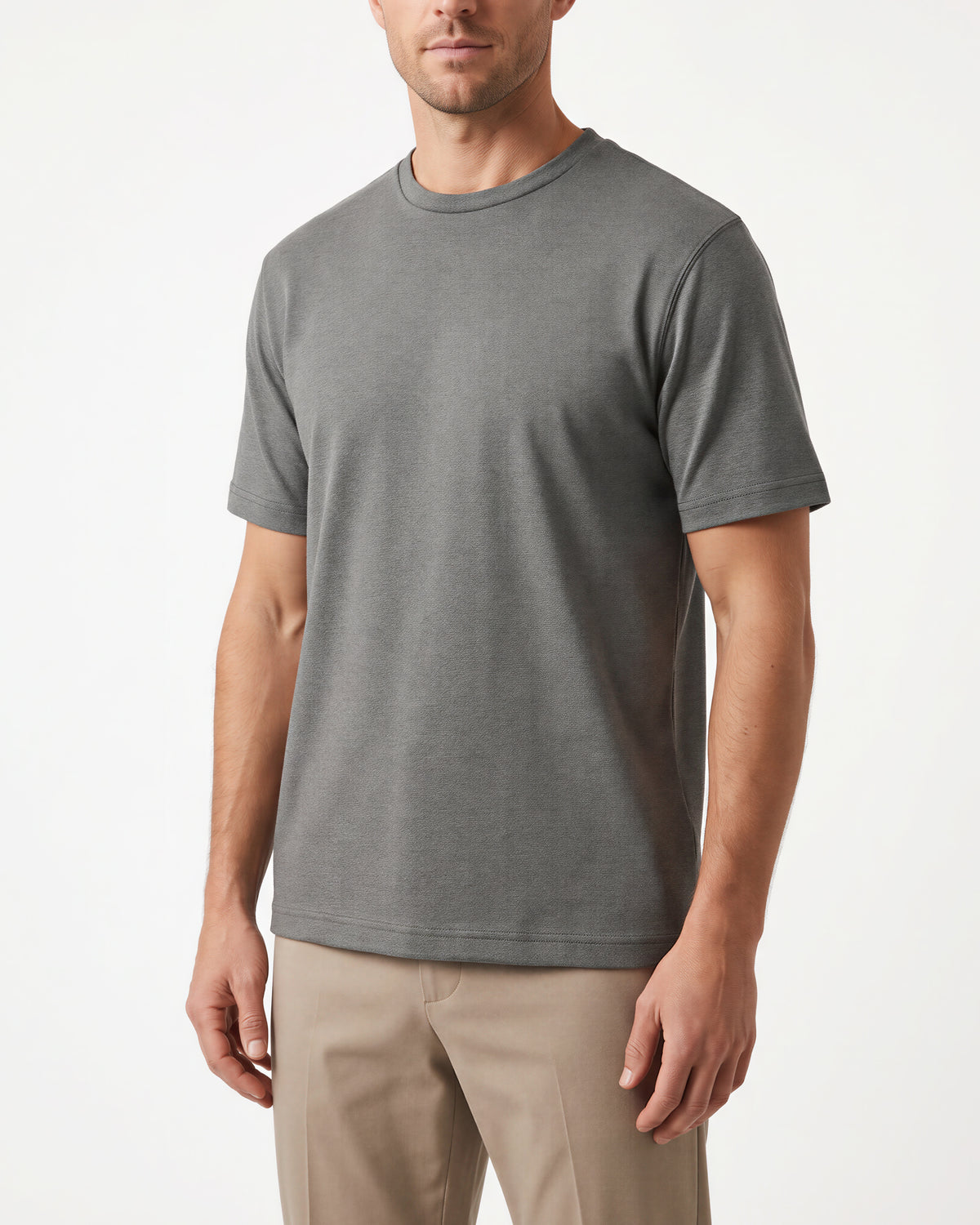 HANK 100% Supima Cotton T-Shirt – Charcoal Heather