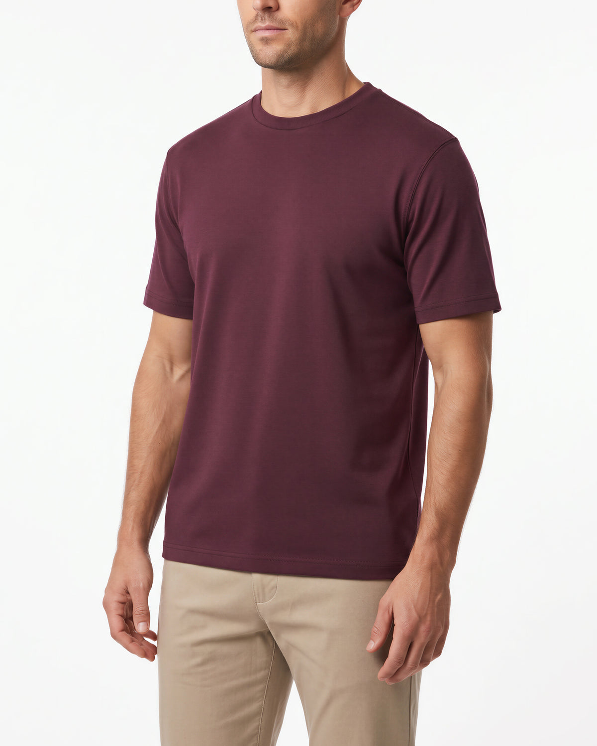 HANK 100% Supima Cotton T-Shirt – Merlot