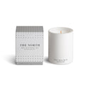 Vancouver Candle Co. The North 10 oz boxed candle - Amber, Arctic Heather, Moss