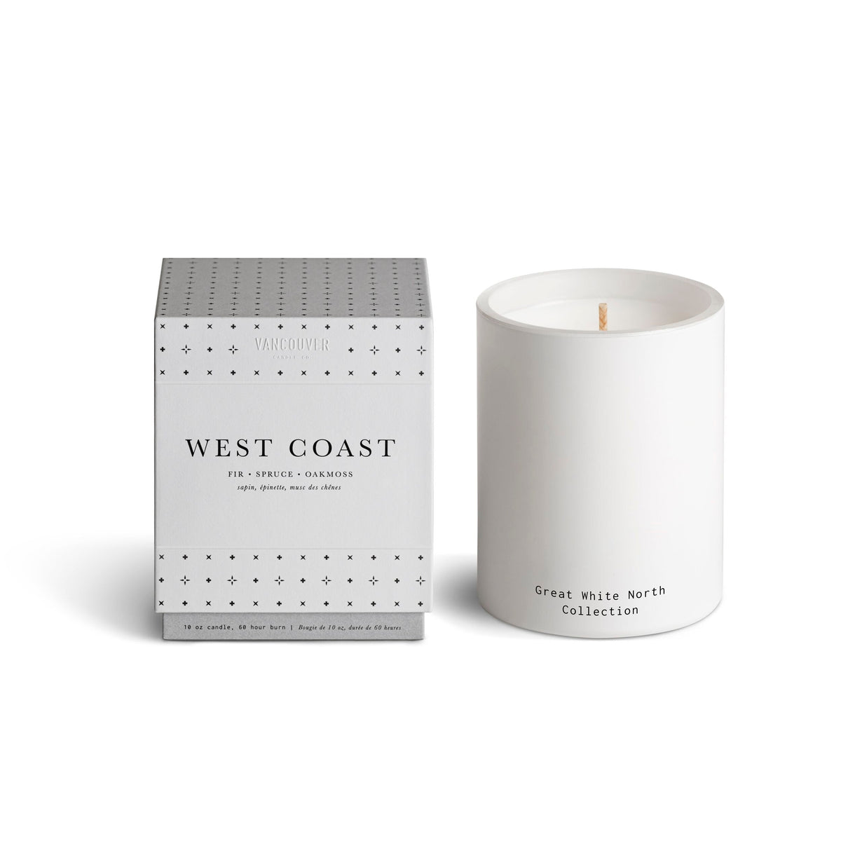 Vancouver Candle Co. West Coast 10 oz boxed candle - Fir, Spruce, Oakmoss