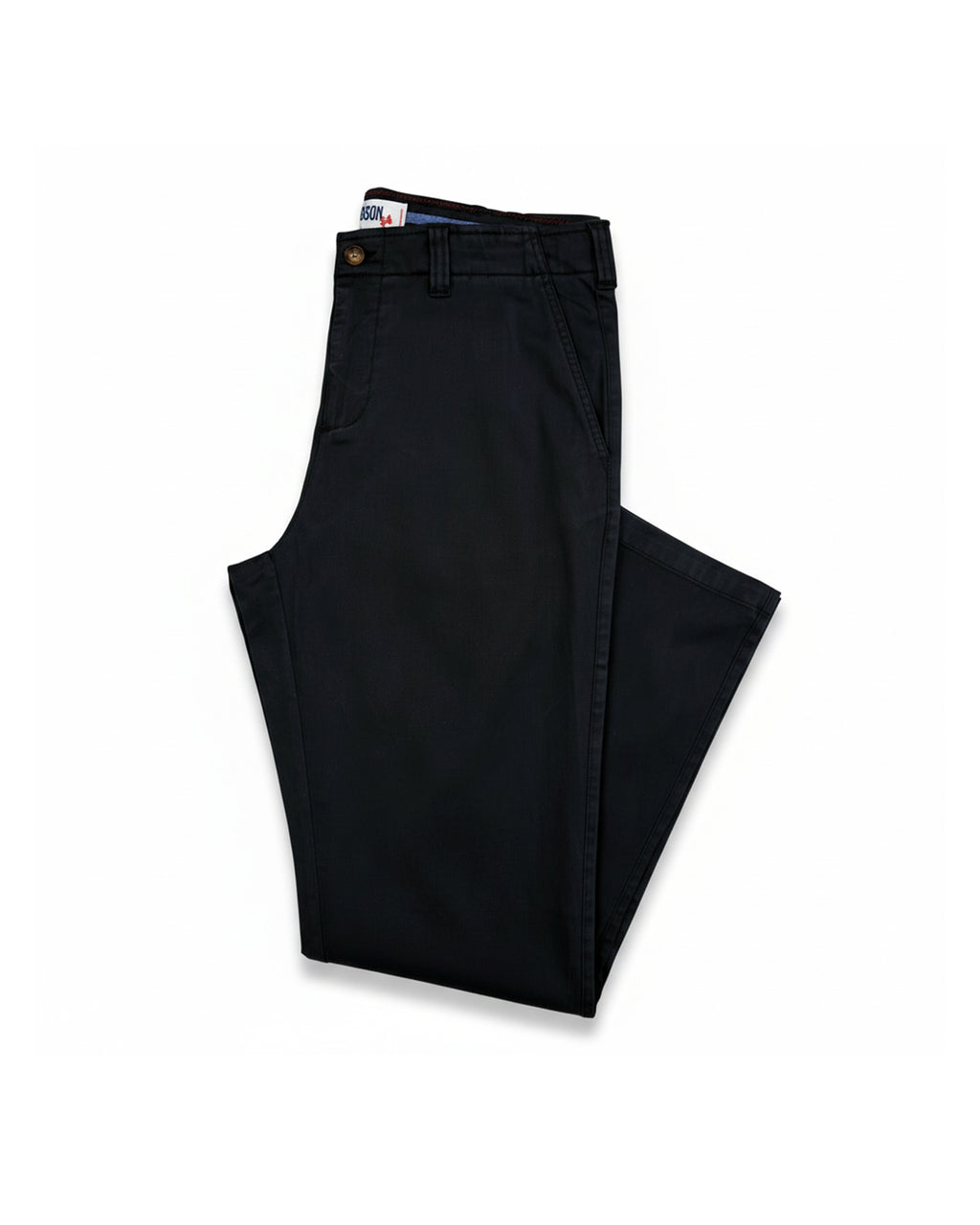 Benson Chino Pants with Stretch – Black