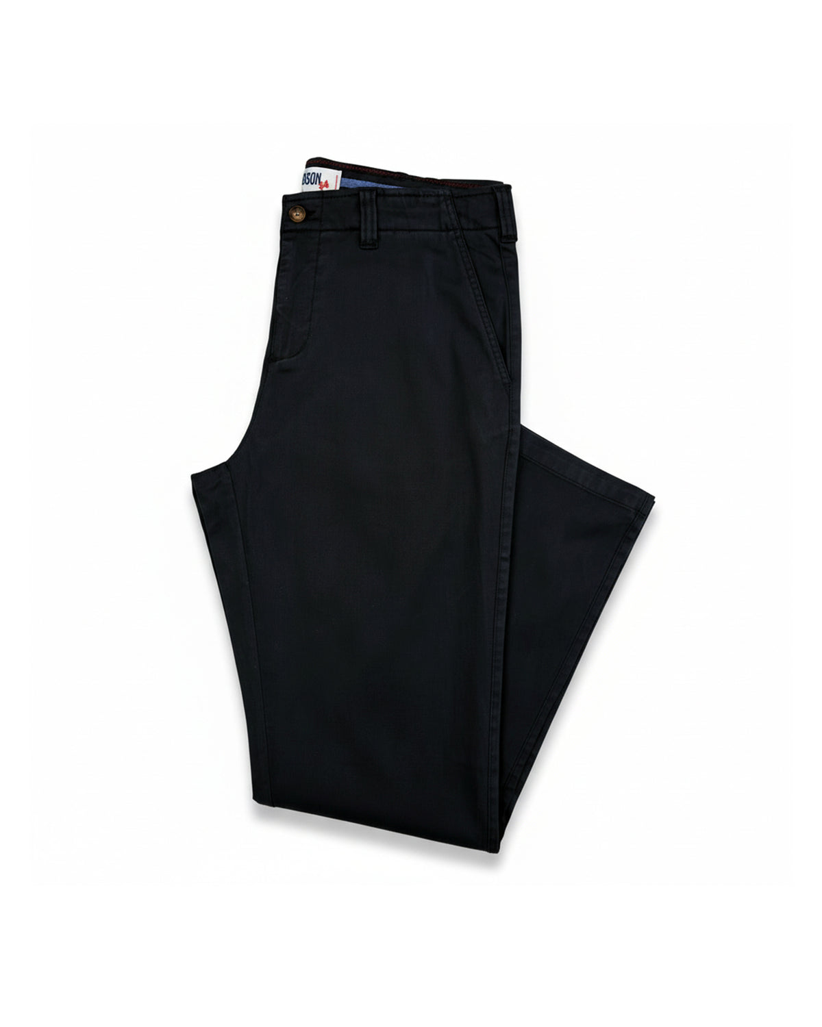 Benson Chino Pants with Stretch – Black