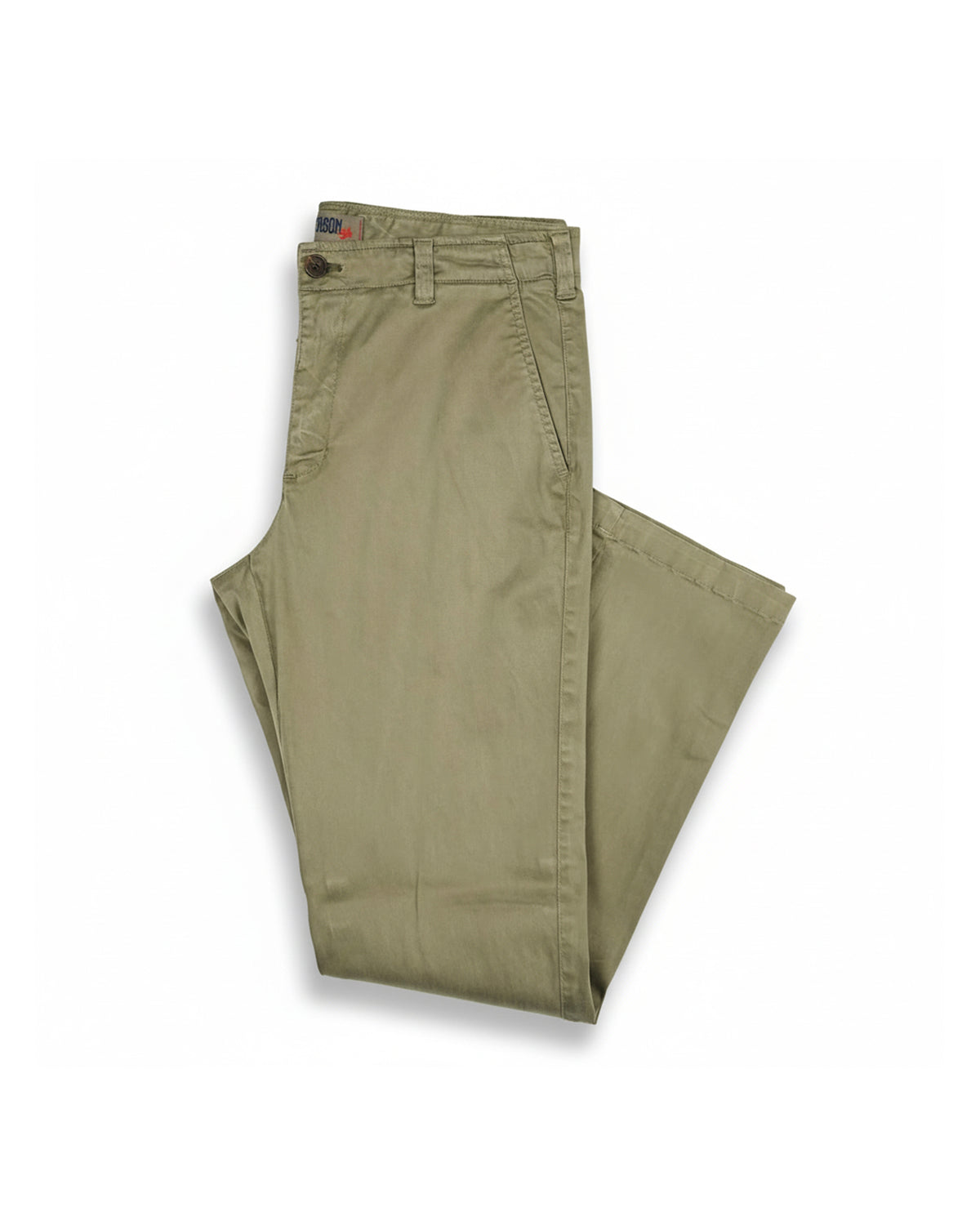 Benson Chino Pants with Stretch – Olive