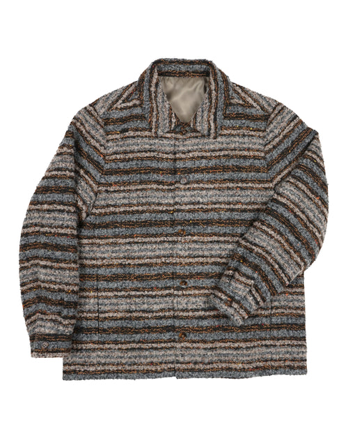 Benson Stripe Textured Jacket – Multicolour