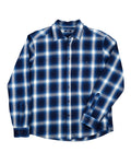 Benson Long Sleeve Lightweight Flannel Shirt – Blue Plaid