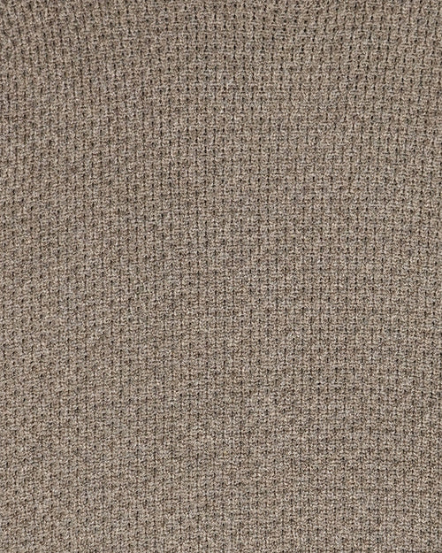Benson Long Sleeve Crewneck Sweater – Brown