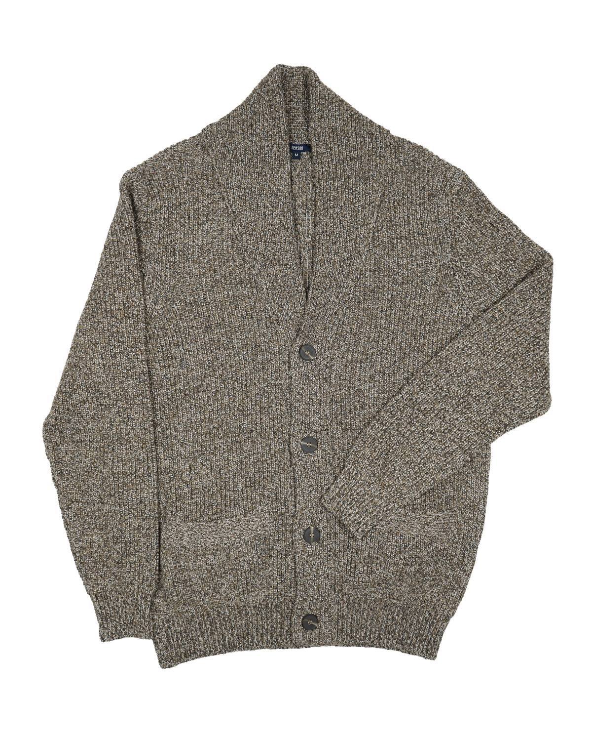 Benson Long Sleeve Knit Cardigan – Beige Mix