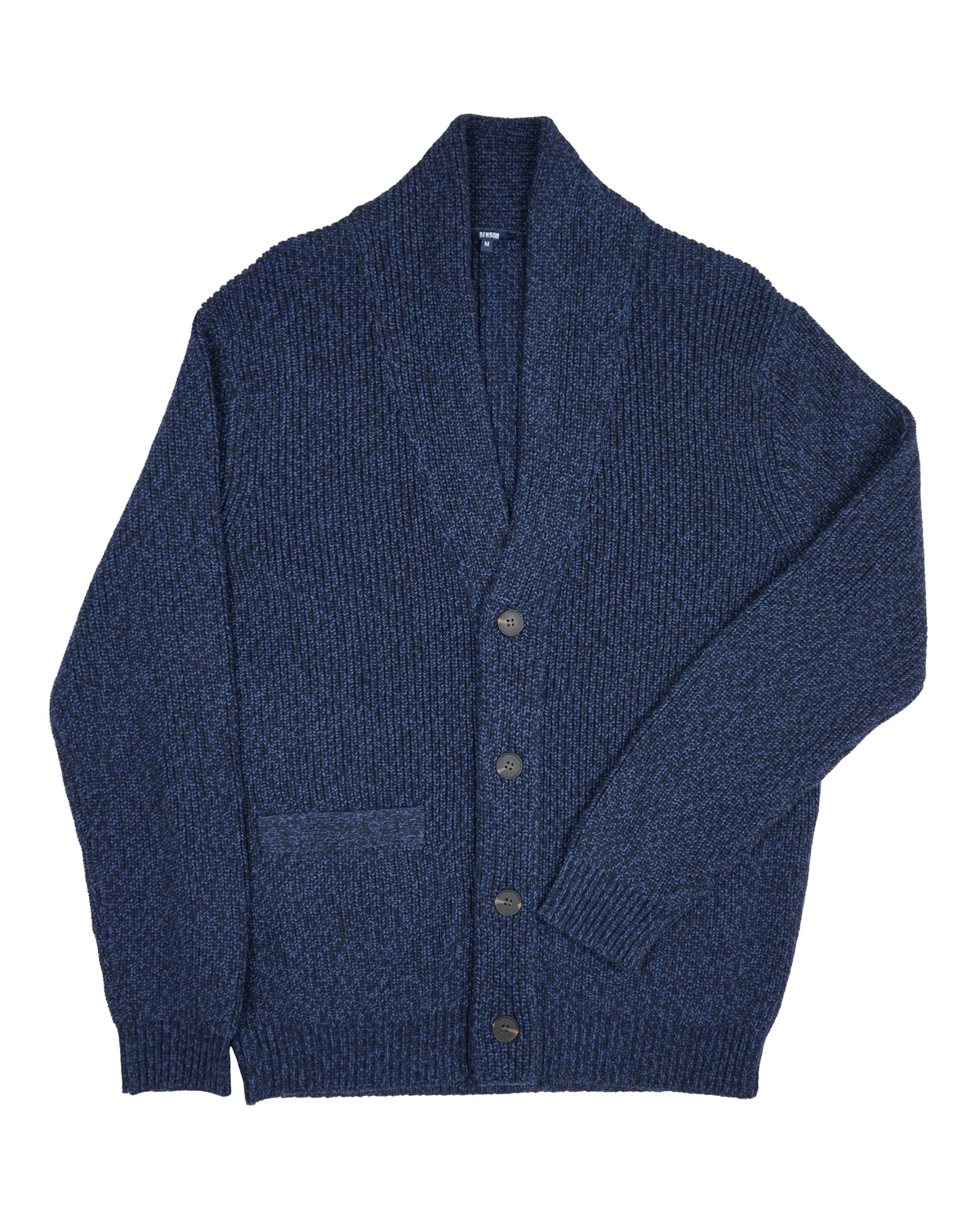 Benson Long Sleeve Knit Cardigan – Blue Mix