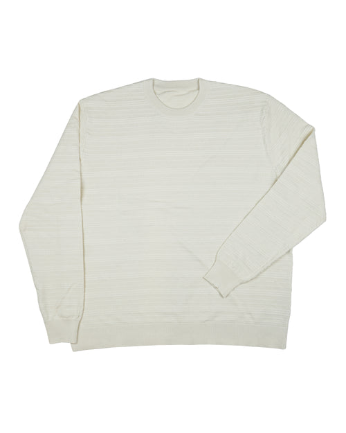 Benson Long Sleeve Crewneck Sweater – Ivory