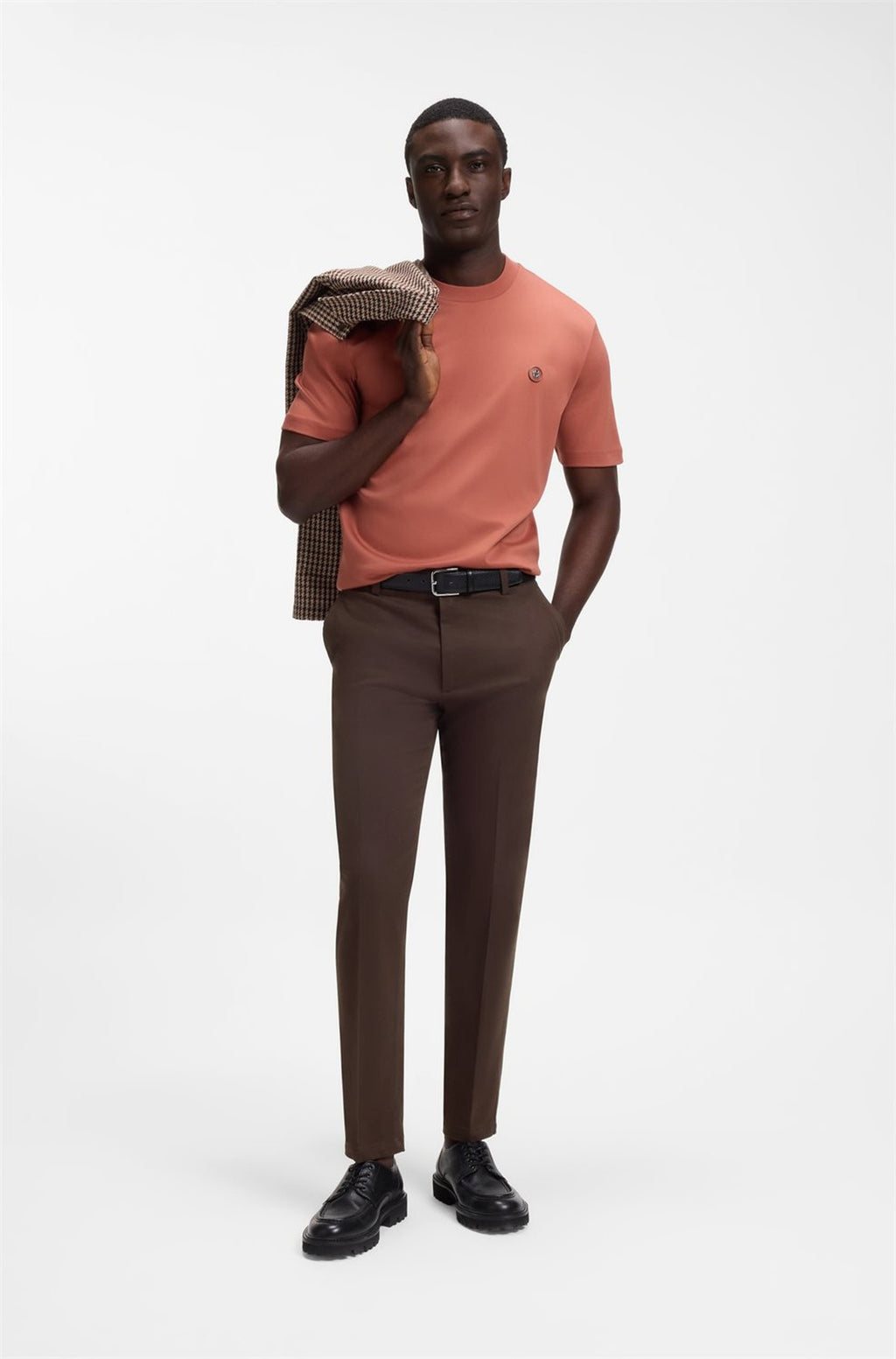 HUGO BOSS Tapered Chino Pant – Dark Brown