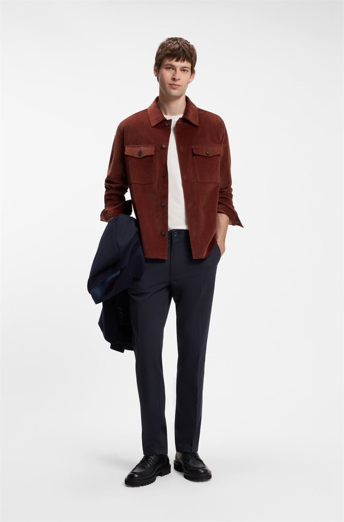 HUGO BOSS Tapered Chino Pant – Dark Blue
