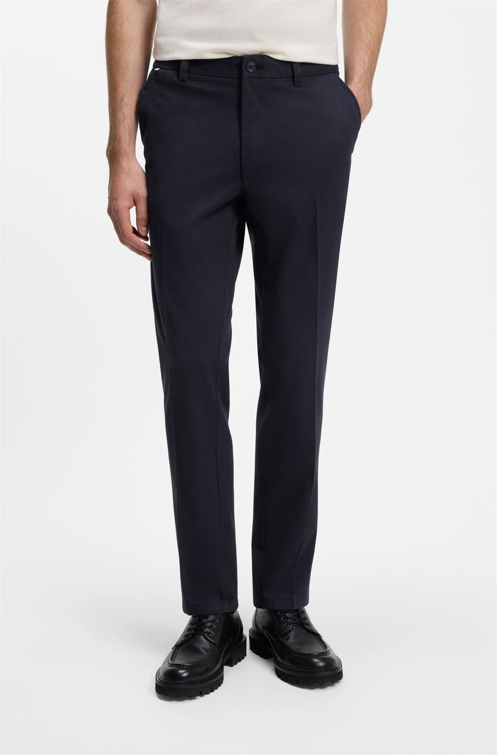 HUGO BOSS Tapered Chino Pant – Dark Blue