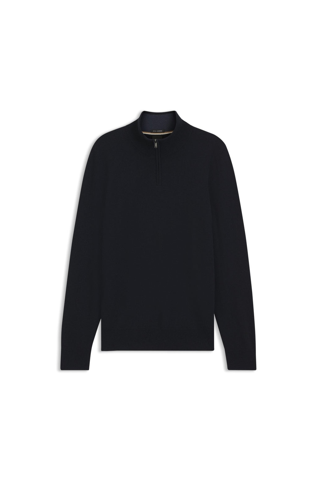 HUGO BOSS Hemarlo Sweater in Virgin Wool and Cashmere – Dark Blue
