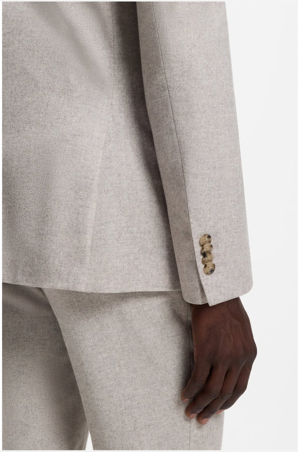 HUGO BOSS Huge Two-Piece Suit – Open Brown