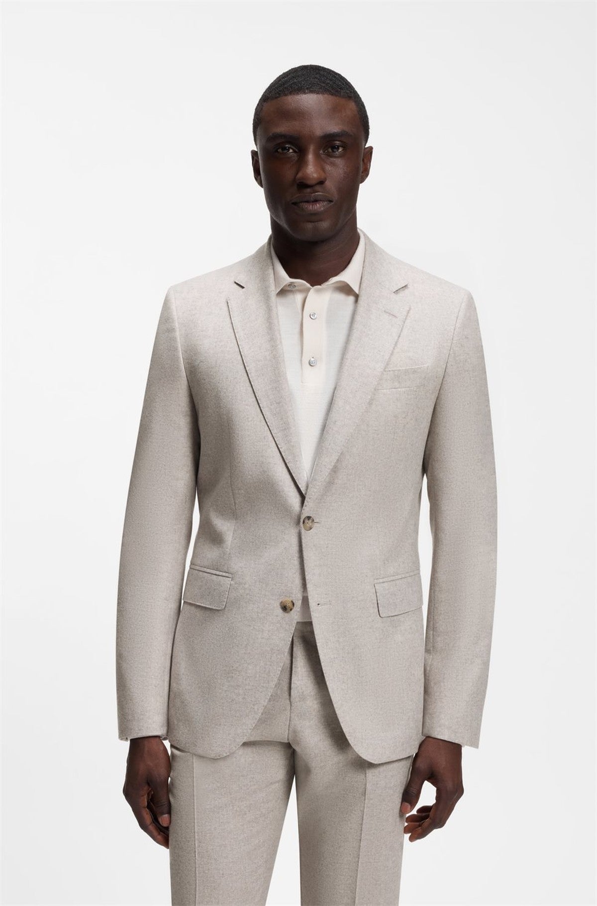 HUGO BOSS Huge Two-Piece Suit – Open Brown