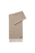 HUGO BOSS 100% Wool Scarf – Open Brown