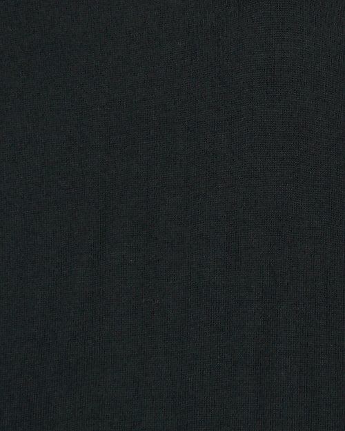 Caulfeild 1886 Long Sleeve Merino 3 Button Polo – Black
