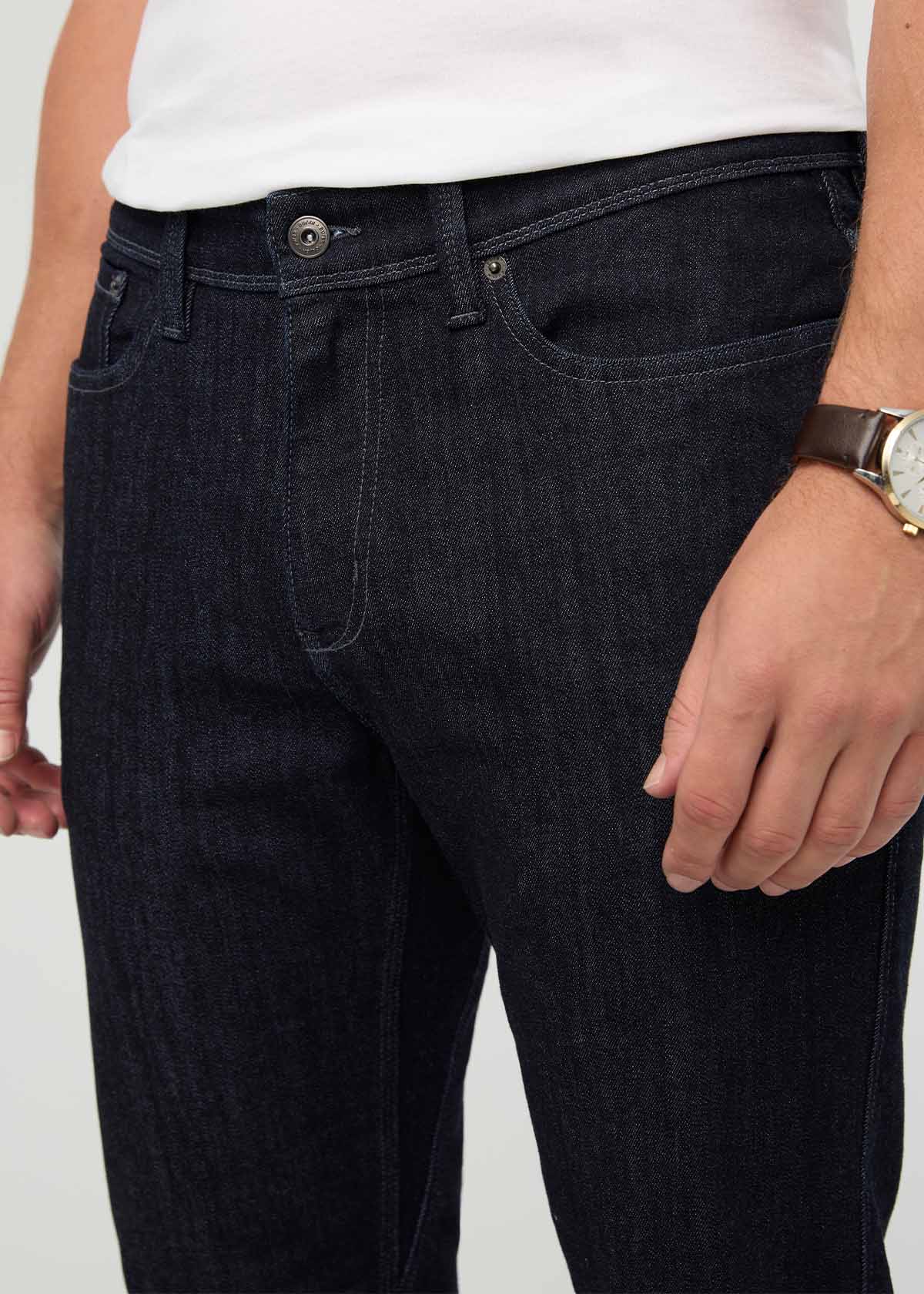 DUER Performance Denim Slim Straight in Rinse