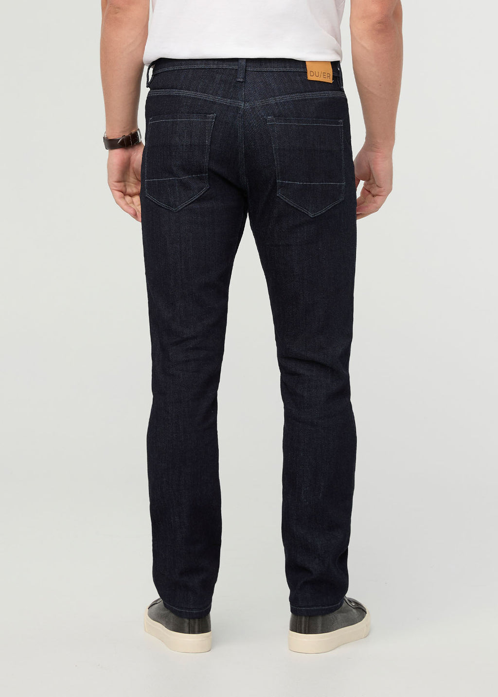 DUER Performance Denim Slim Straight in Rinse