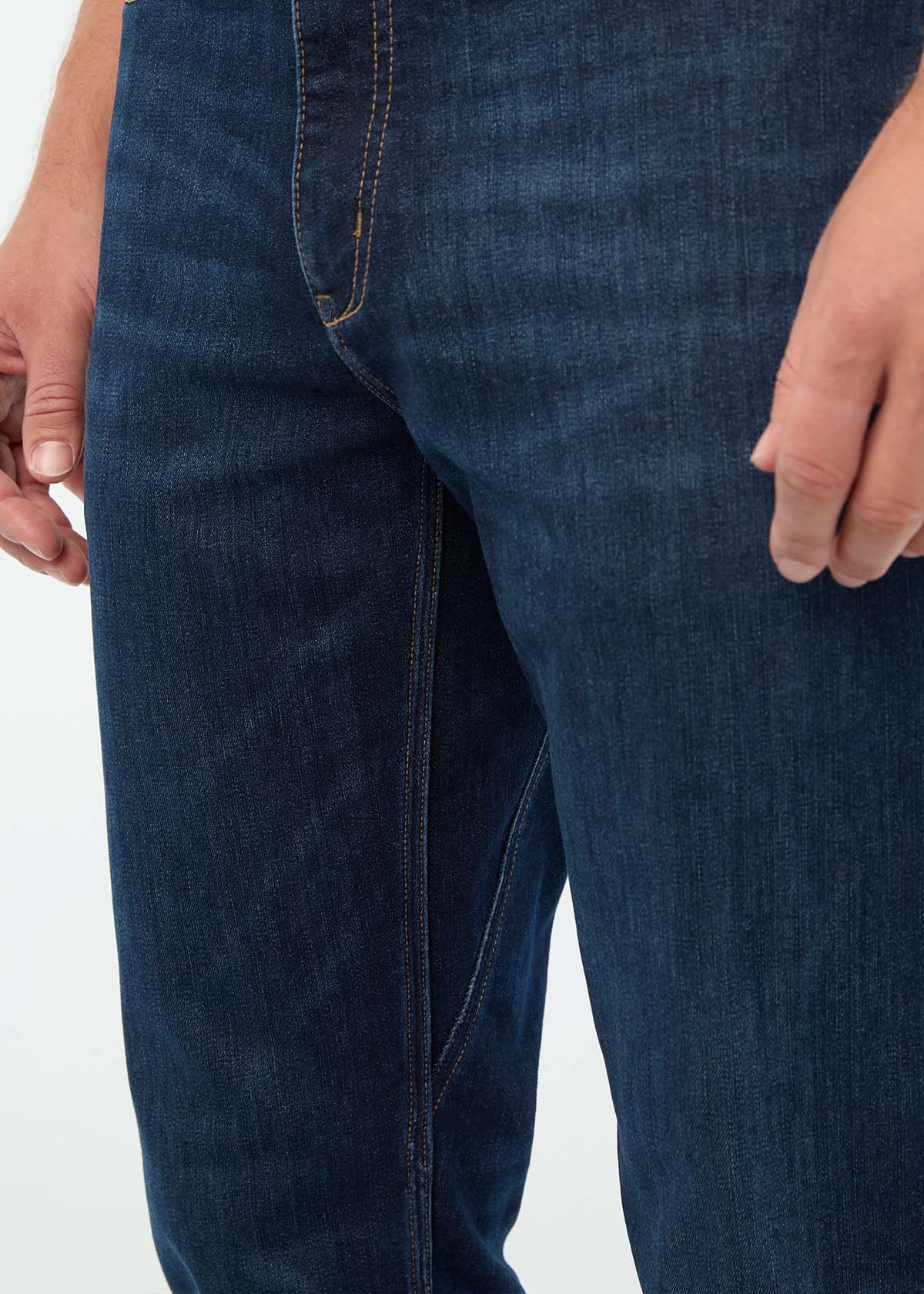 DUER Tech Fleece Denim Straight in Cold Front
