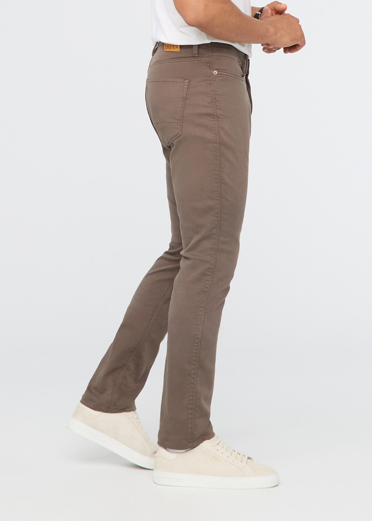 DUER No Sweat Athletic Taper in Canteen