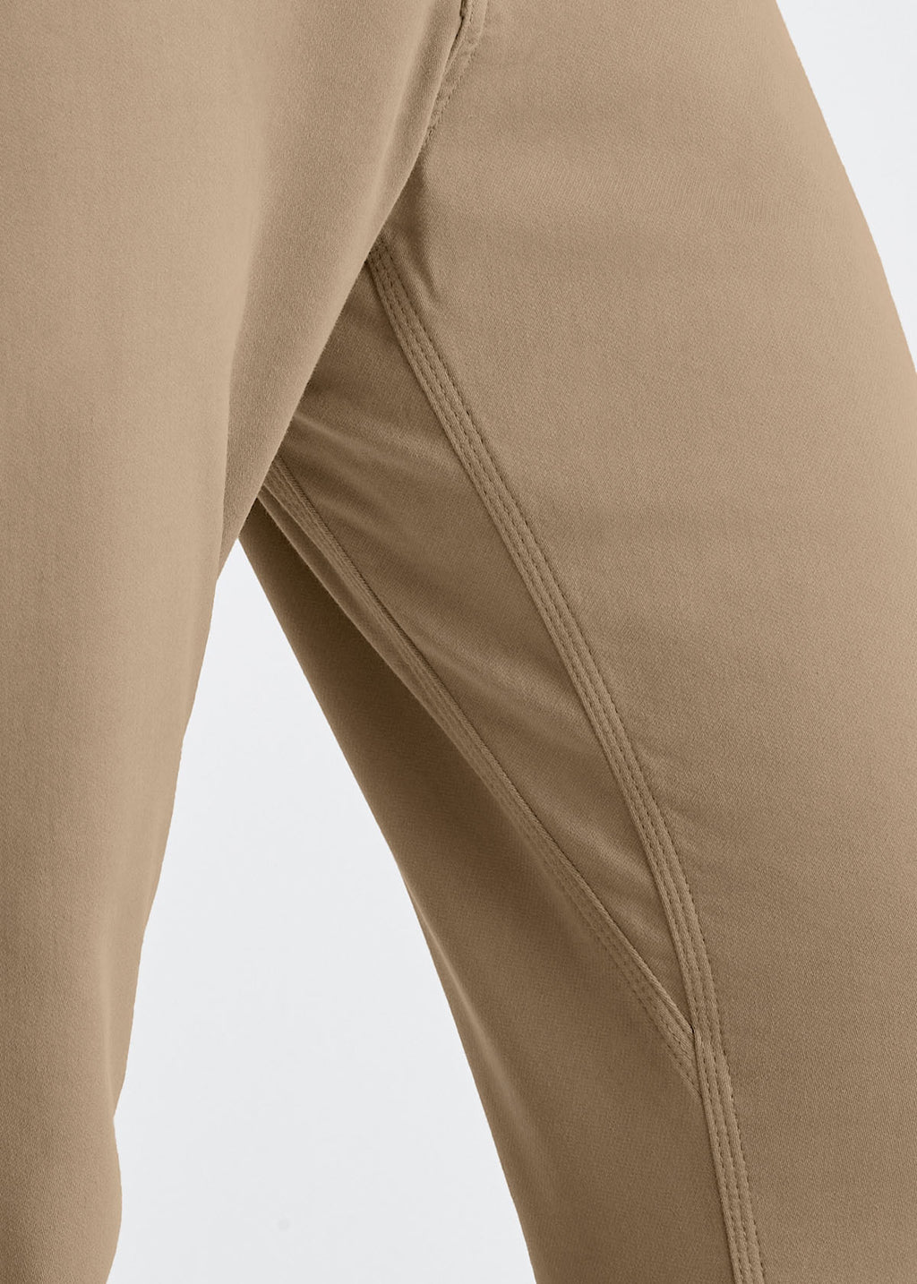 DUER No Sweat Athletic Taper in Desert Khaki