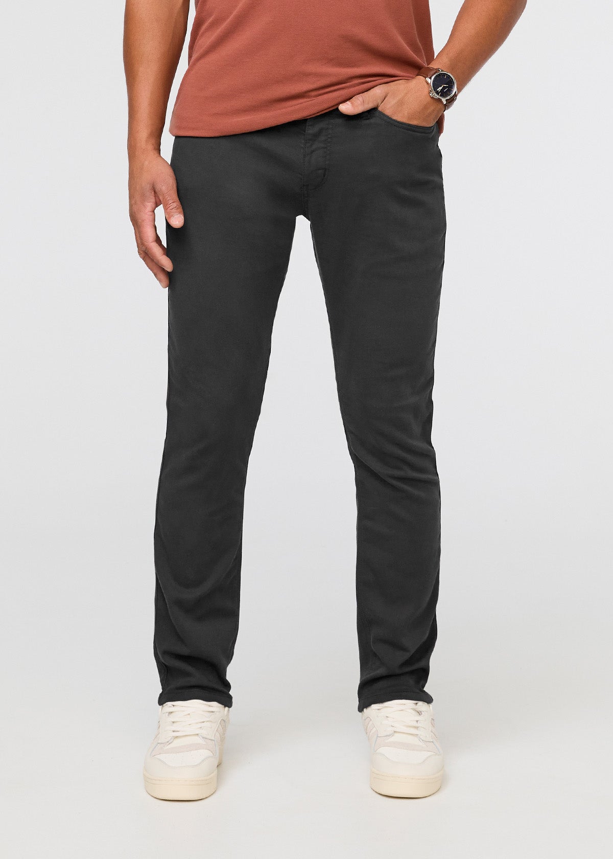 DUER No Sweat Athletic Taper in Slate