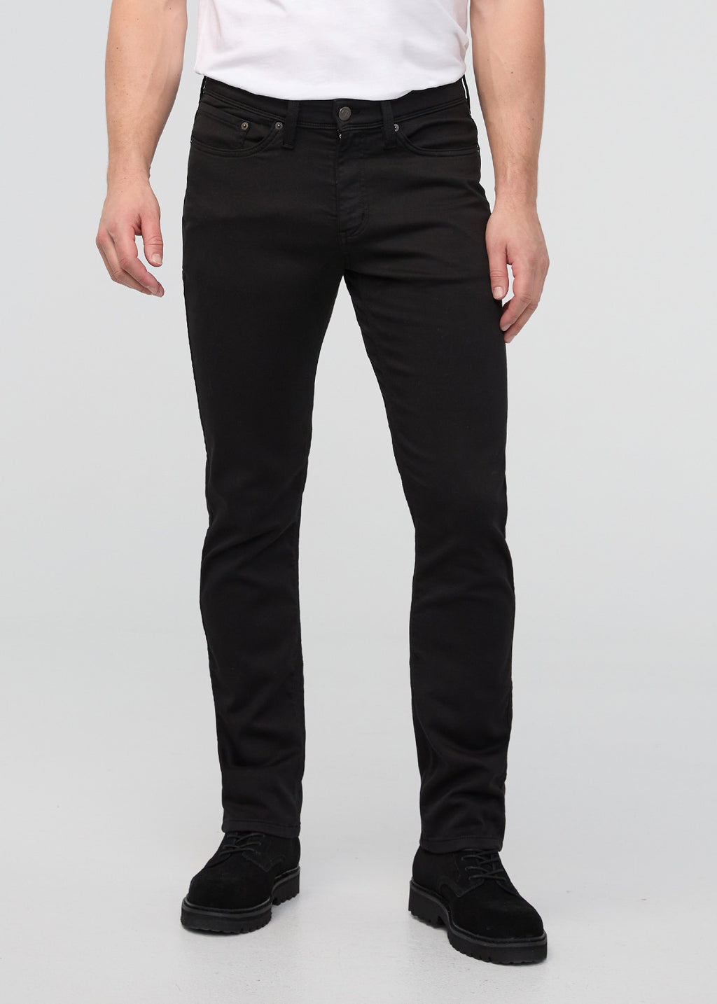 DUER No Sweat Slim Straight in Black