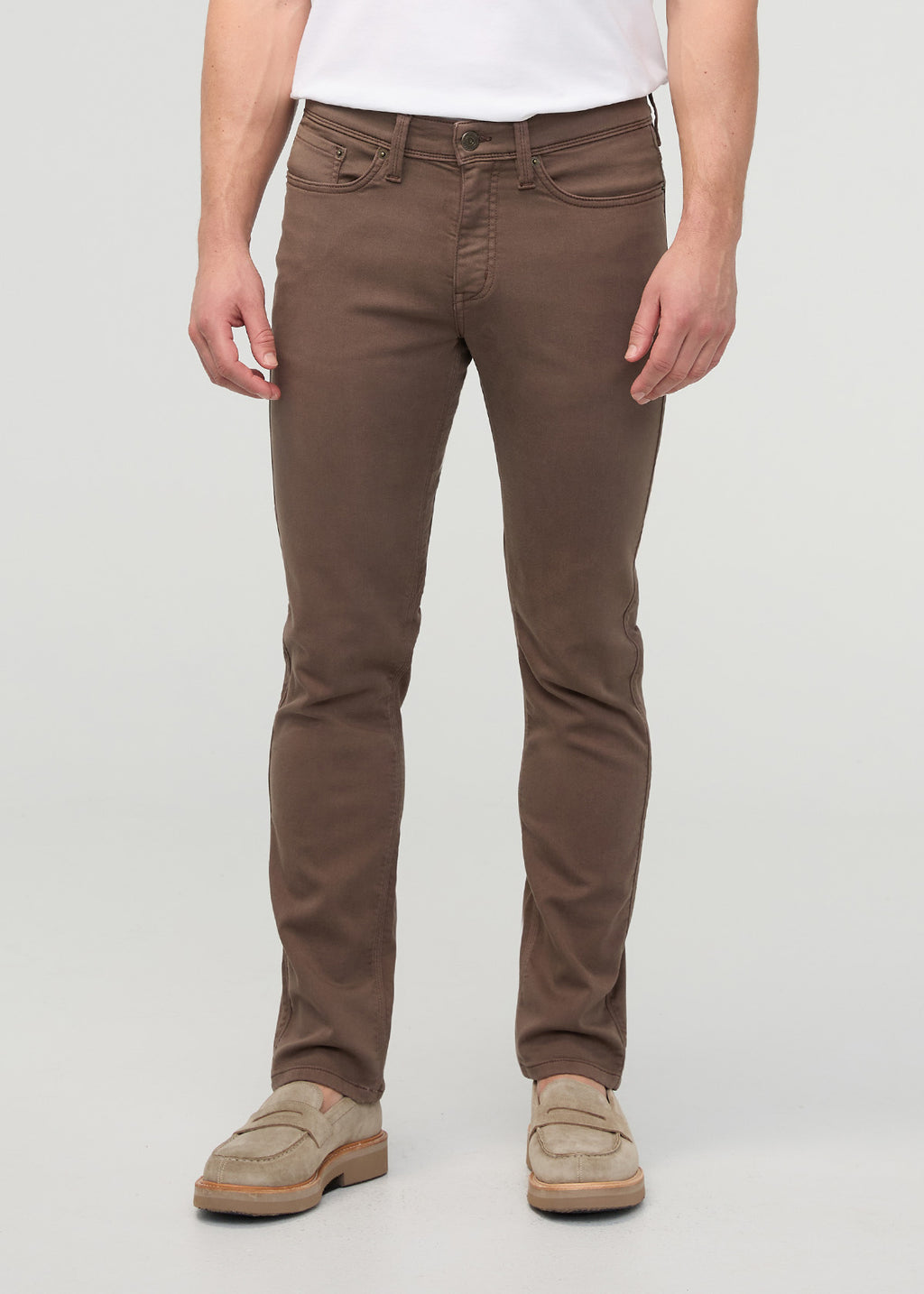 DUER No Sweat Slim Straight in Canteen
