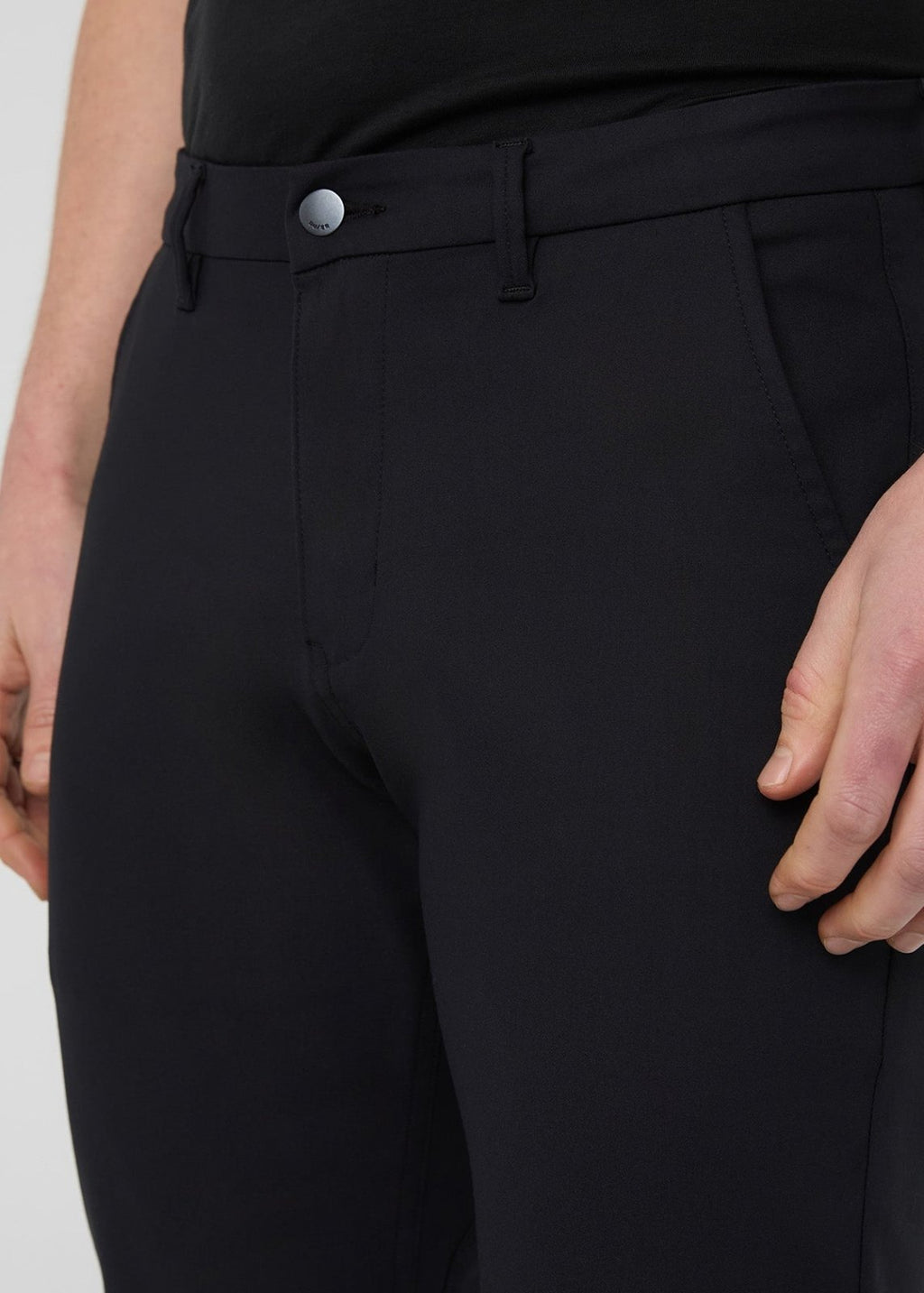 DUER NuStretch Athletic Taper Trouser in Black