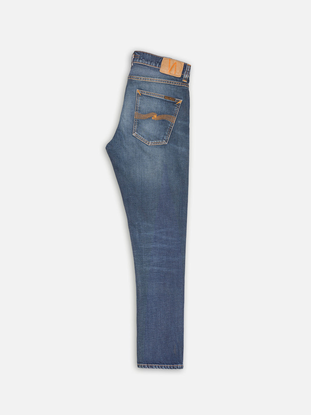 Nudie Jeans Lean Dean Troubled Sea jeans - flat side