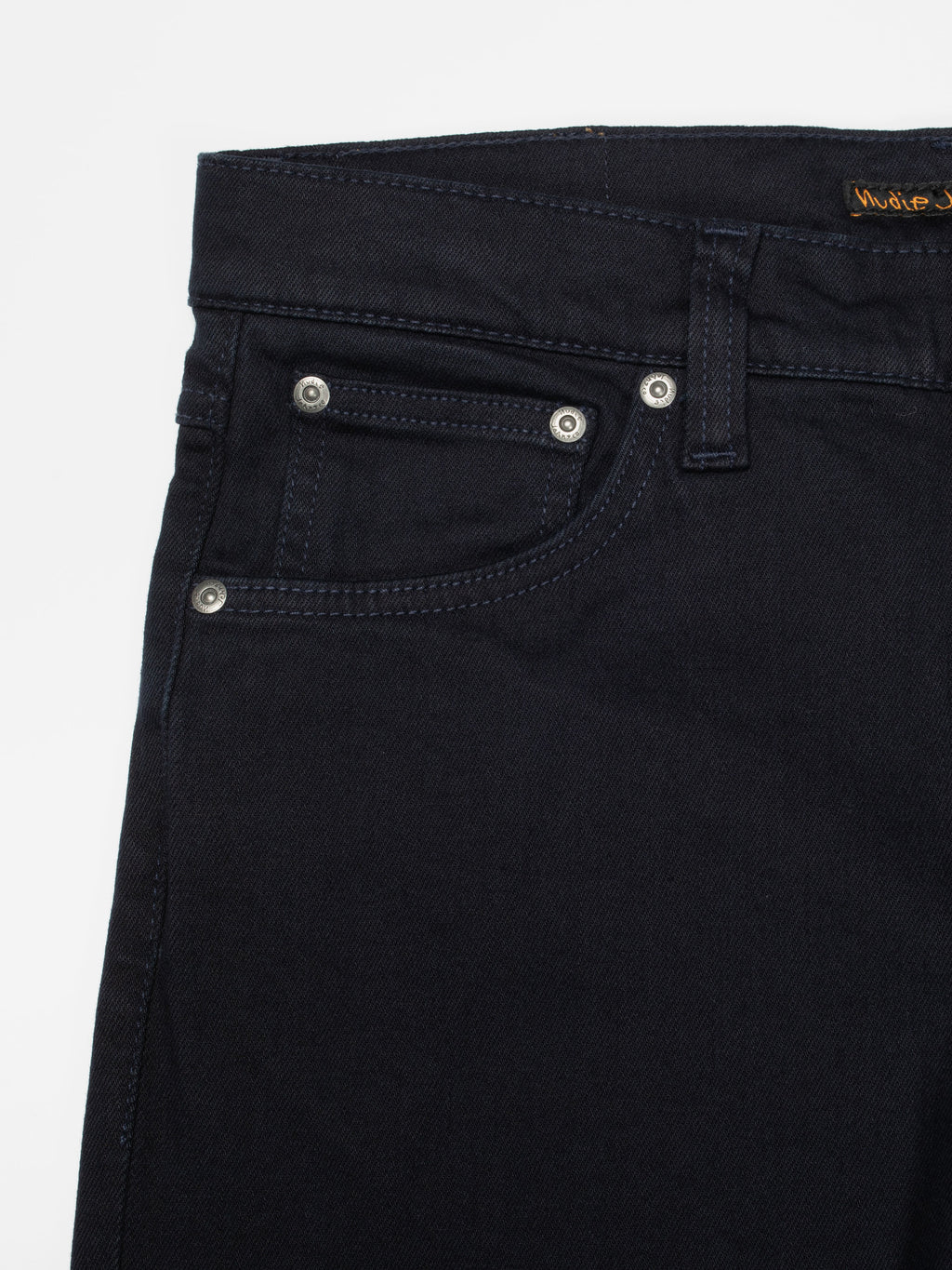 Nudie Jeans Lean Dean Everblue jeans - front pocket detail