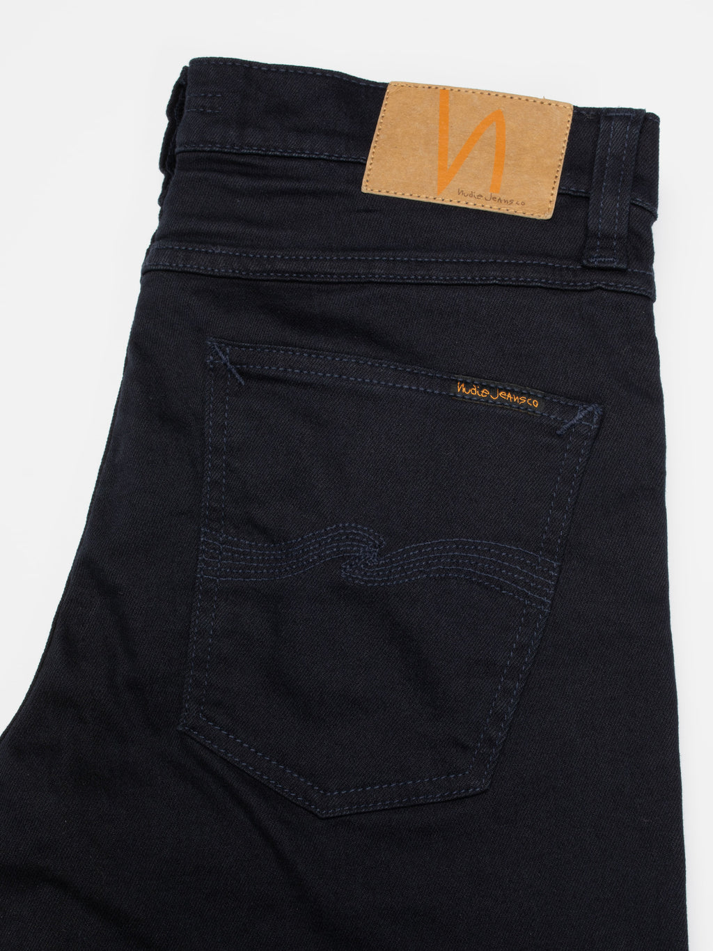 Nudie Jeans Lean Dean Everblue jeans - back pocket detail