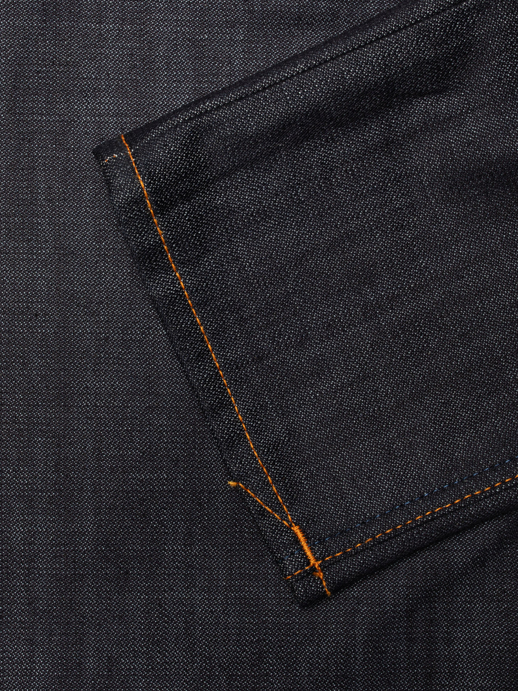 Nudie Jeans Gritty Jackson Blue Dry Two jeans - hem detail