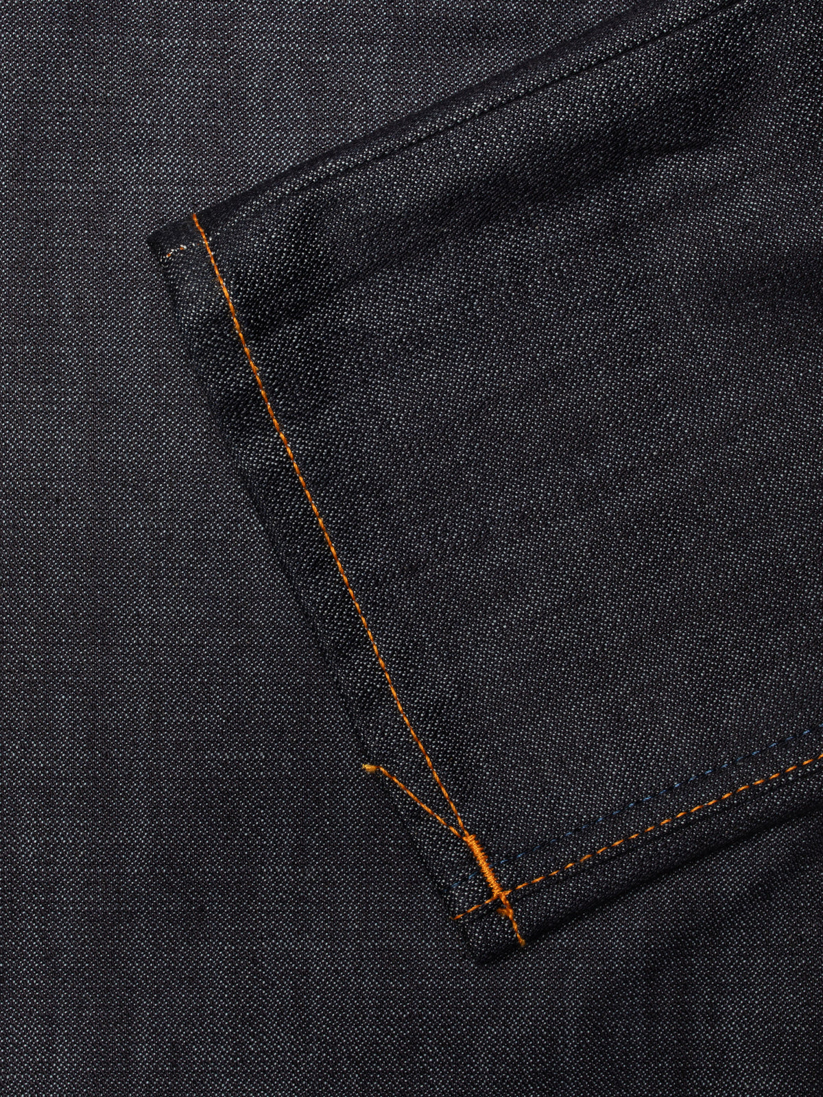 Nudie Jeans Gritty Jackson Blue Dry Two jeans - hem detail