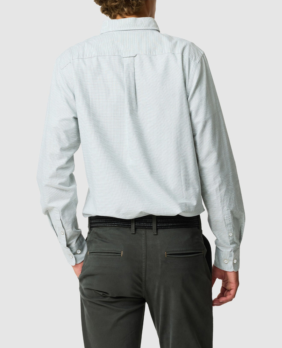 Rodd & Gunn Gunn Oxford 2 Long Sleeve Sportshirt – Fern