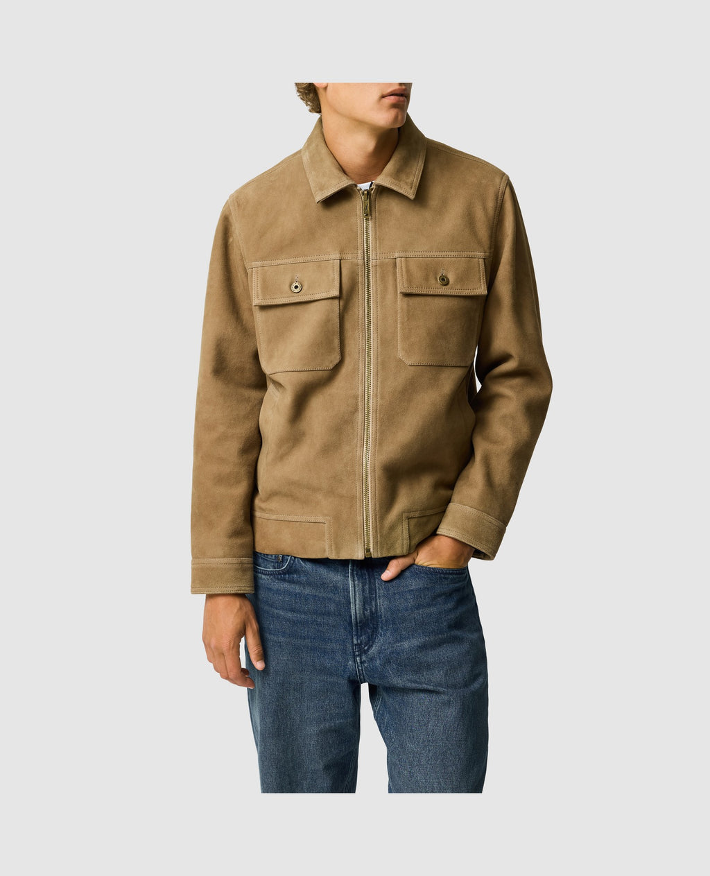 Rodd & Gunn Waitomo Caves Leather Jacket – Taupe