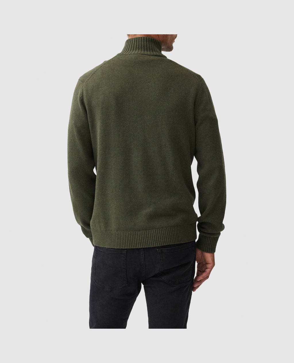 Rodd & Gunn Merrick Bay Mid Zip-Up Sweater – Loden