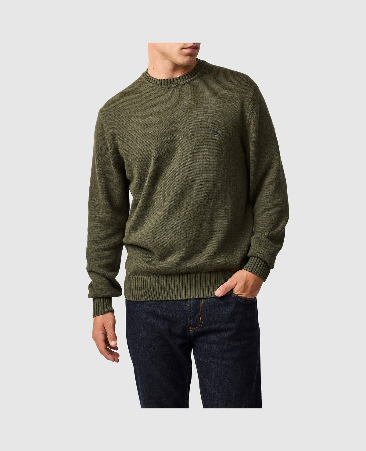 Rodd & Gunn Gunn Knit Crew Neck Sweater – Loden