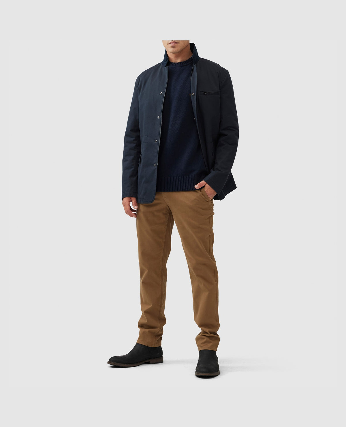 Rodd & Gunn Gunn Knit Crew Neck Sweater – Sapphire