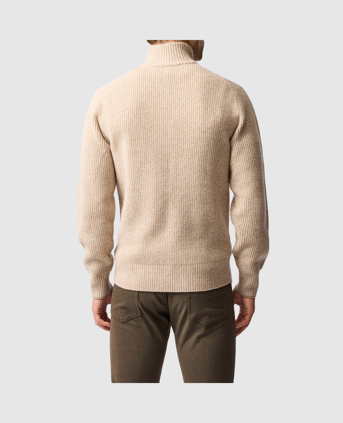 Rodd & Gunn Robbies Road Quarter Zip-Up Sweater – Flax