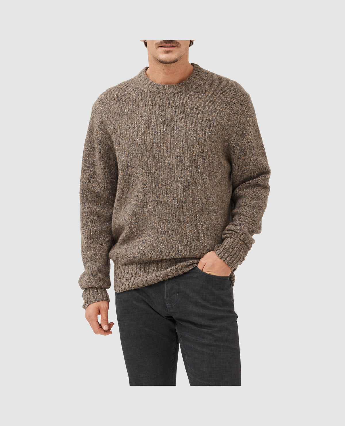 Rodd & Gunn Cox Road Crew Neck Sweater – Gravel