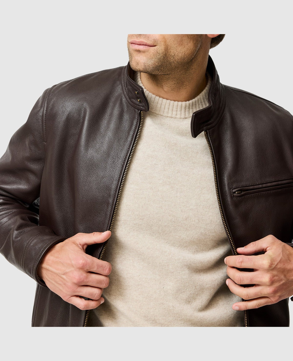 Rodd & Gunn Stewart Island Crew Neck Sweater – Barley