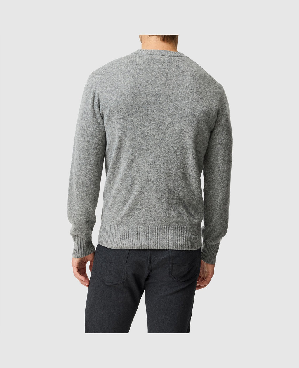 Rodd & Gunn Stewart Island Crew Neck Sweater – Charcoal
