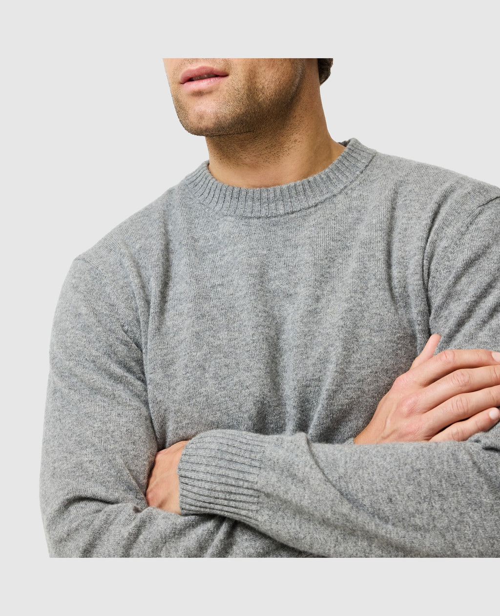 Rodd & Gunn Stewart Island Crew Neck Sweater – Charcoal