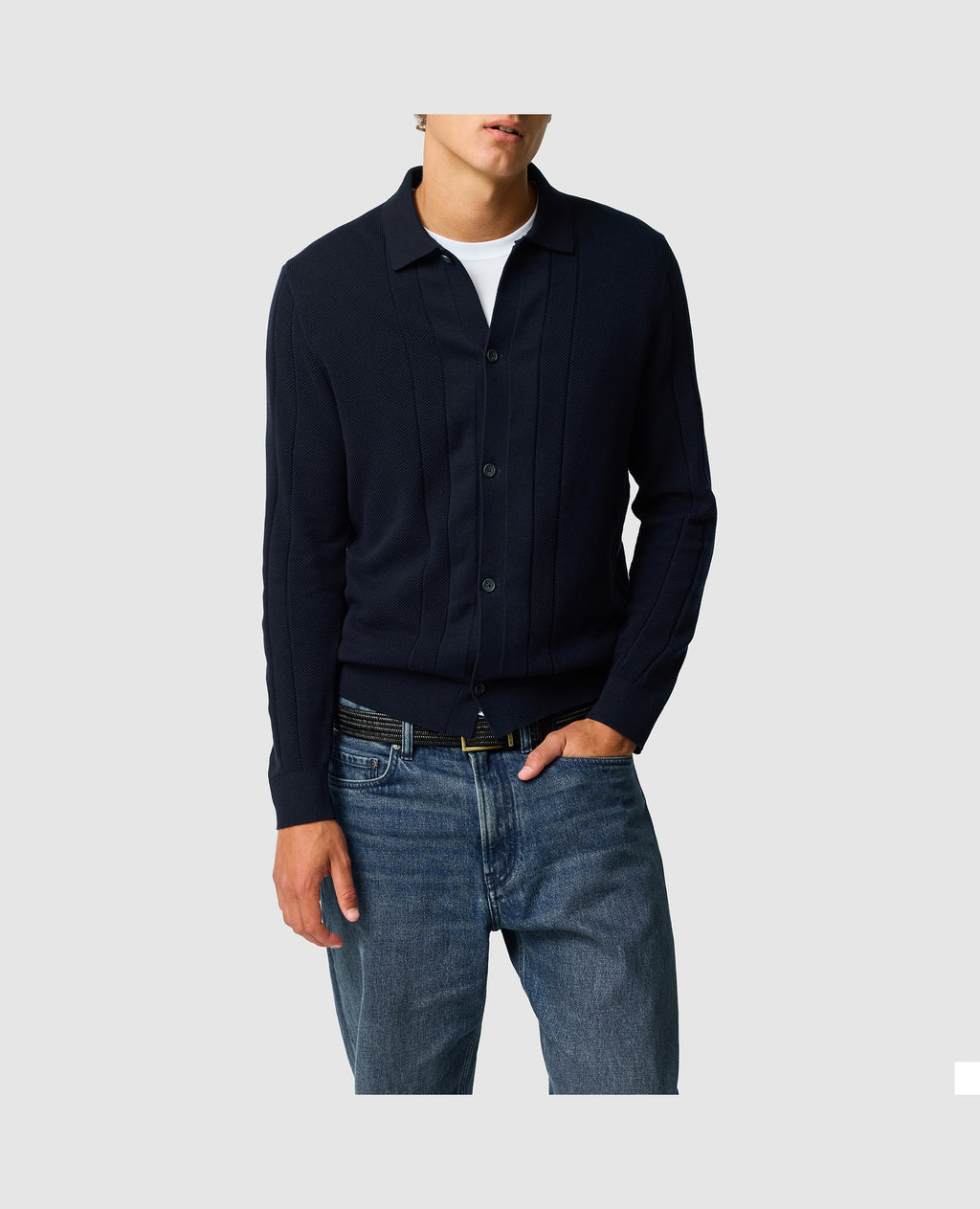 Rodd & Gunn Quinn Flat Long Sleeve Sportshirt – Midnight