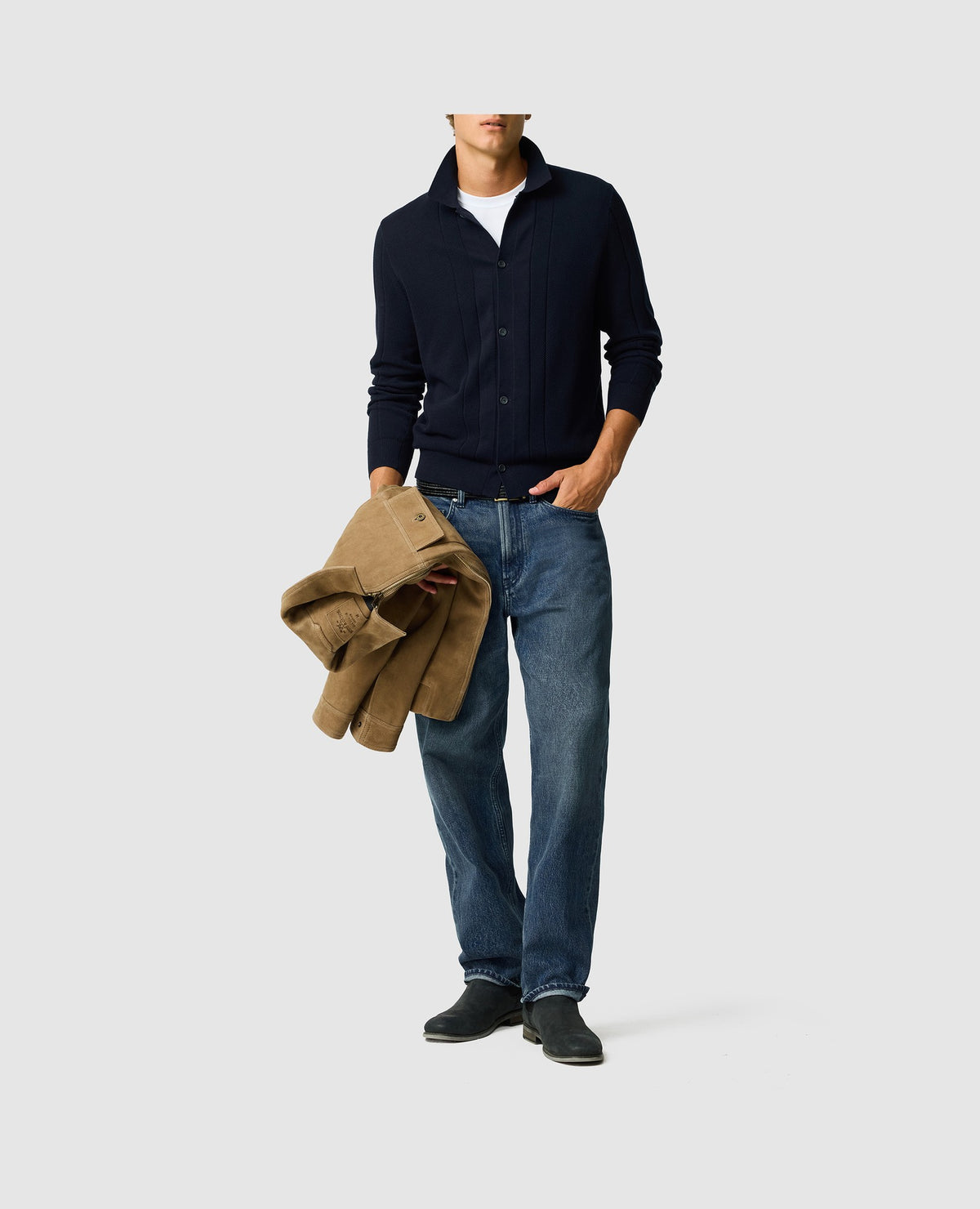 Rodd & Gunn Quinn Flat Long Sleeve Sportshirt – Midnight