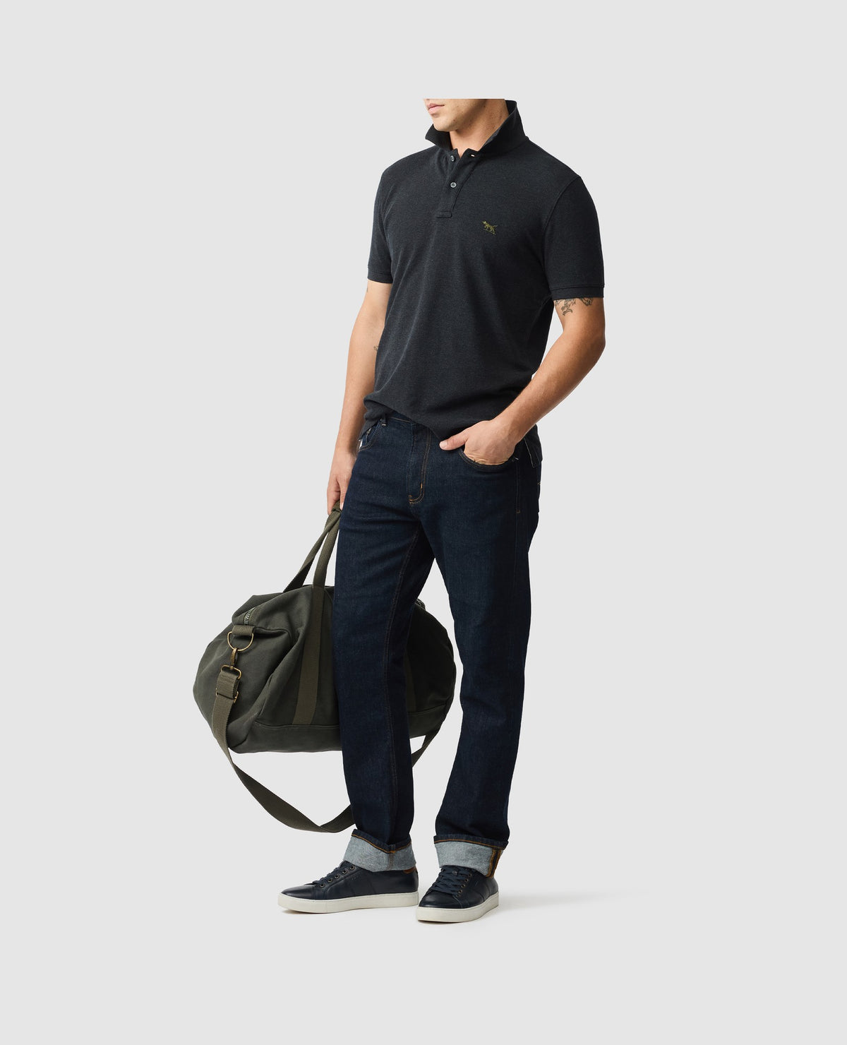 Rodd & Gunn The Gunn Polo – Charcoal
