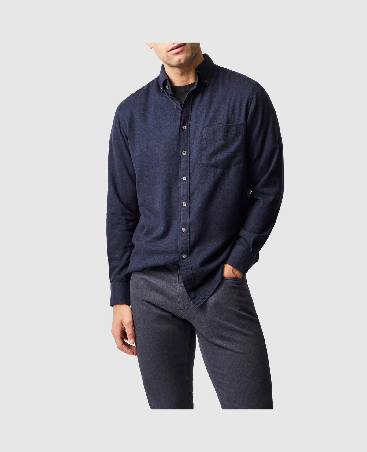 Rodd & Gunn Barrhill Long Sleeve Sportshirt – Twilight