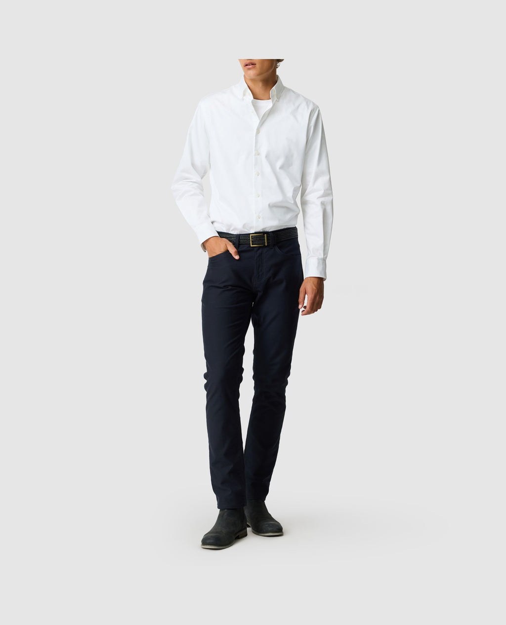 Rodd & Gunn Freshford Long Sleeve Sportshirt – Snow